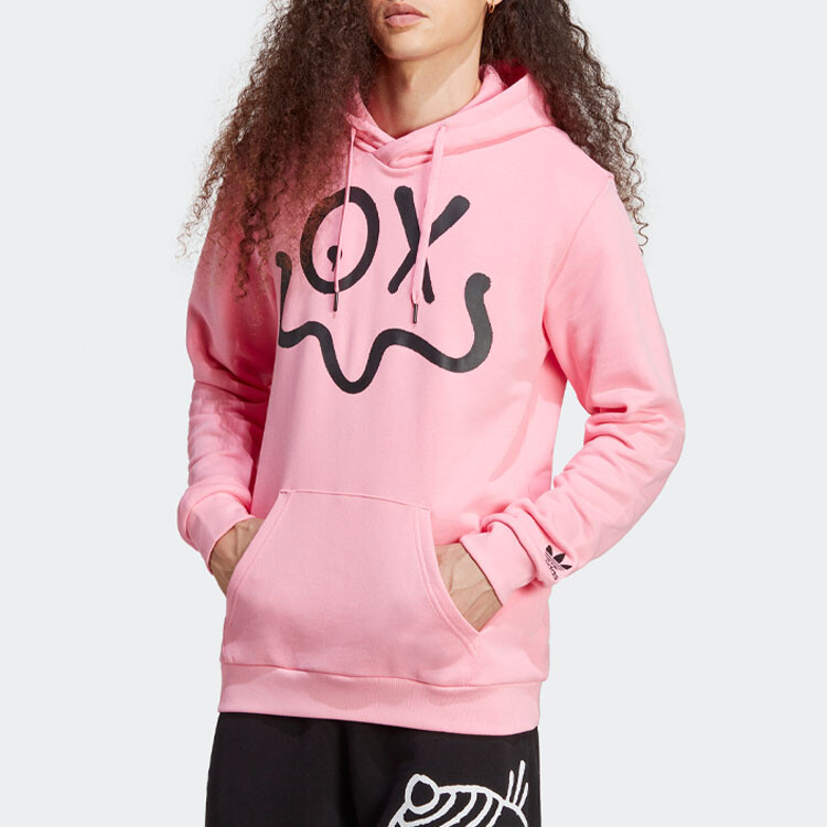 Толстовка X Андрей Салева Унисекс Розовый Adidas Originals, розовый — фото 2