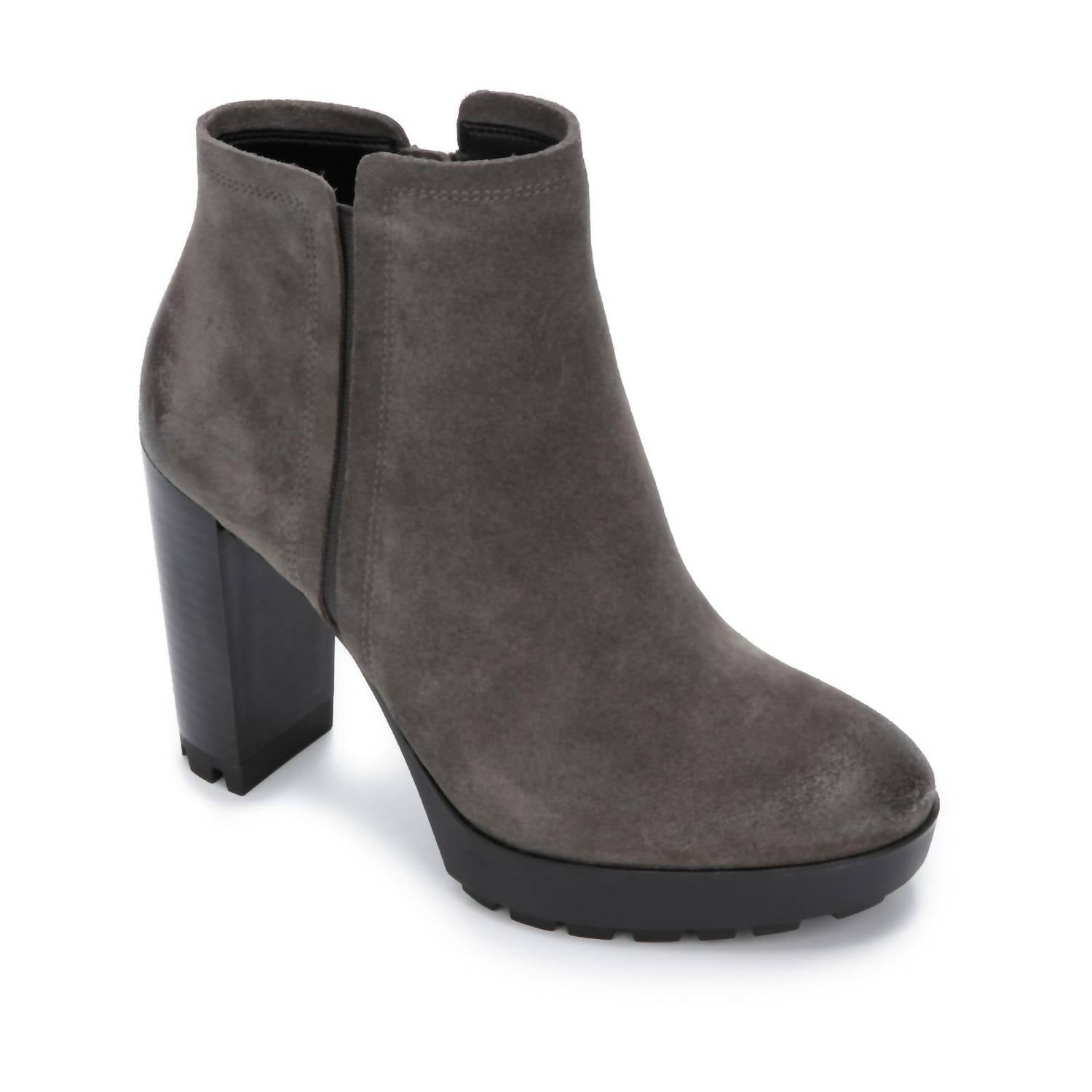 Женские ботинки Justin Lug Chelsea Pg из искусственной кожи цвета асфальта Kenneth Cole, цвет asphalt