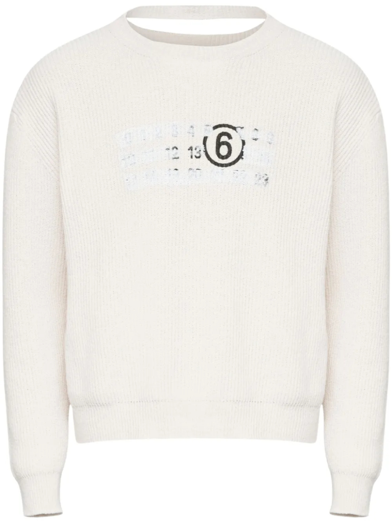 

Толстовка с круглым вырезом MM6 Maison Margiela, белый
