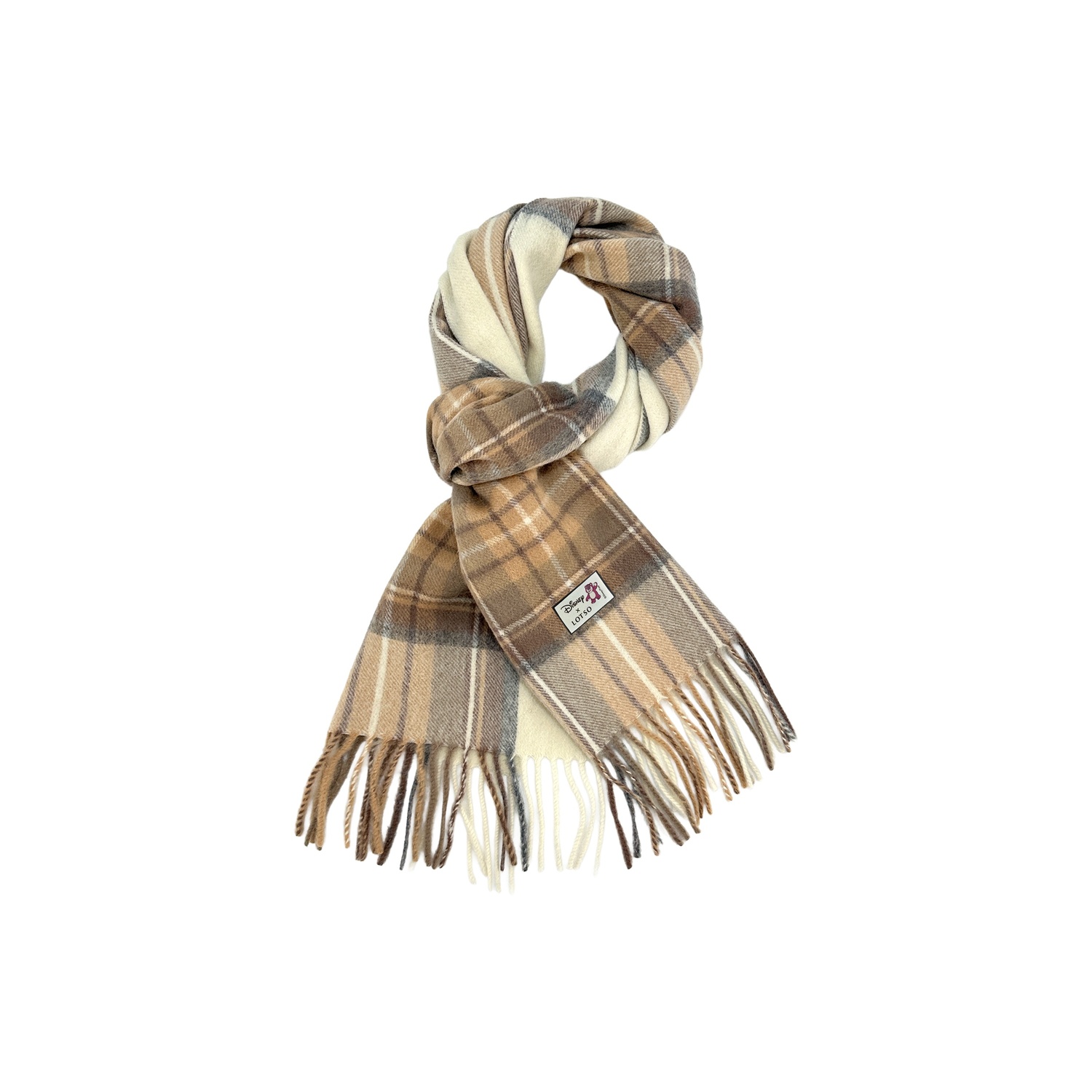 

Disney Шерстяной вязаный шарф унисекс, British Fine-Grained Plaid