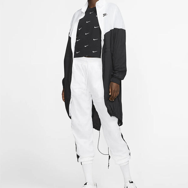 Футболка с вышитым логотипом lab swoosh, короткий рукав Nike, черный — фото 4