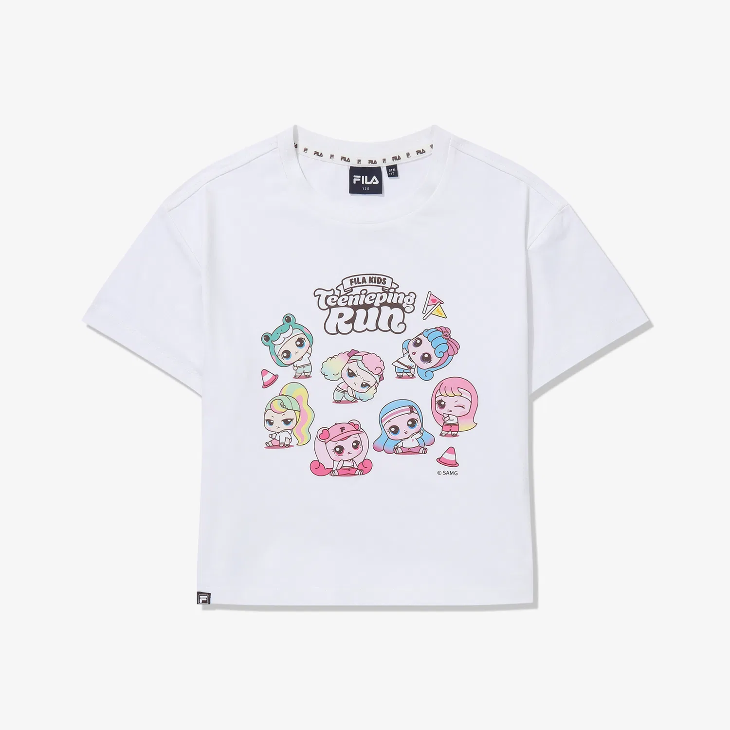 Детская футболка Drywave Princess Catch Teenieping белая от Fila Kids