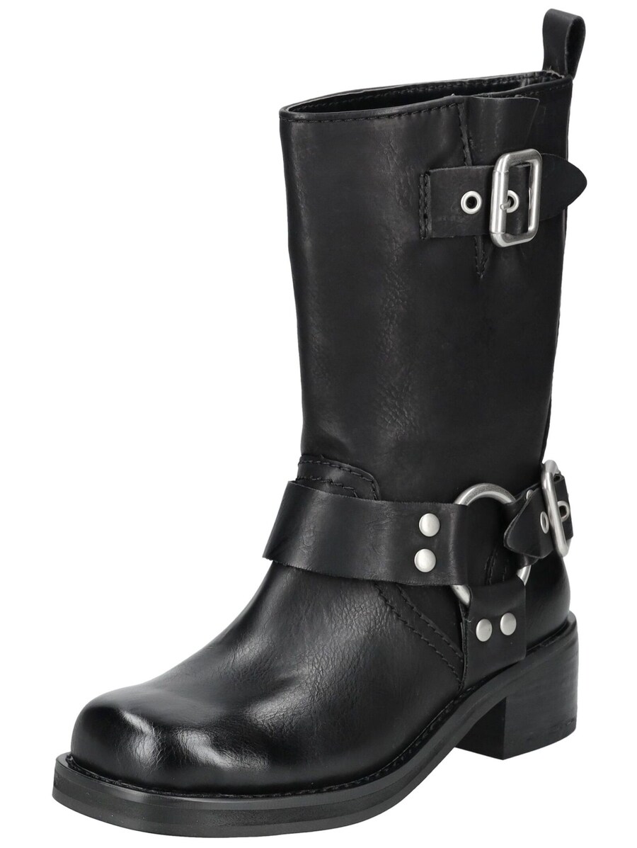 Ботинки женские Steve Madden массивные кожаные, черный