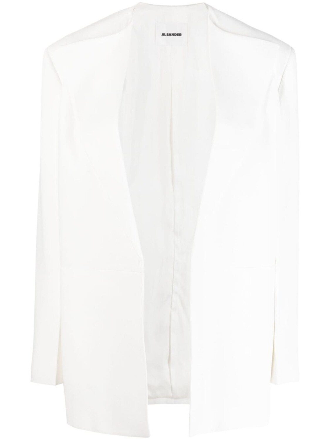 

Jil Sander блейзер с широкими лацканами, белый