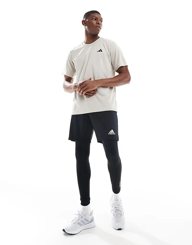 

Леггинсы adidas Training Tech Fit base черного цвета adidas performance
