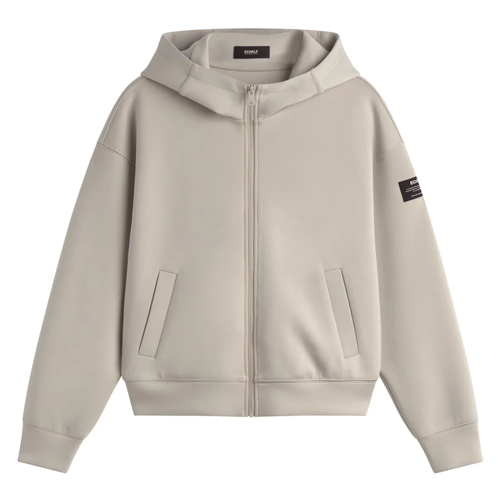 

Толстовка Ecoalf Arica full zip, бежевый