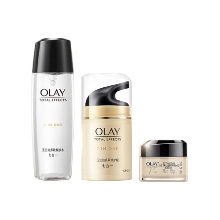 Olay Мульти-действие тонер крем крем для глаз набор для ухода за кожей, против морщин увлажнение подтягивание 15g+50g+150ml — фото 3