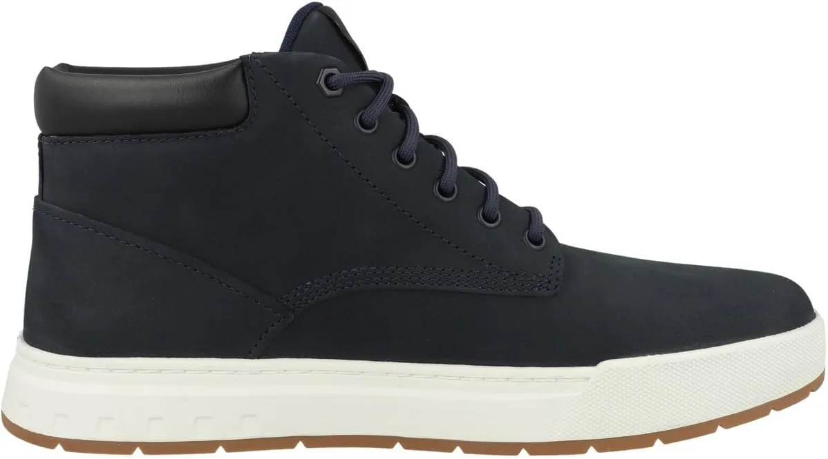 Мужские кожаные кроссовки-чукка Timberland Maple Grove на шнуровке, темно-синий — фото 3