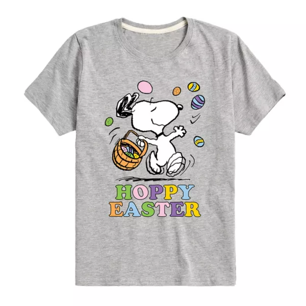 

Футболка с пасхальным принтом "Арахис и хмель" для мальчиков 8-20 лет Licensed Character, серый