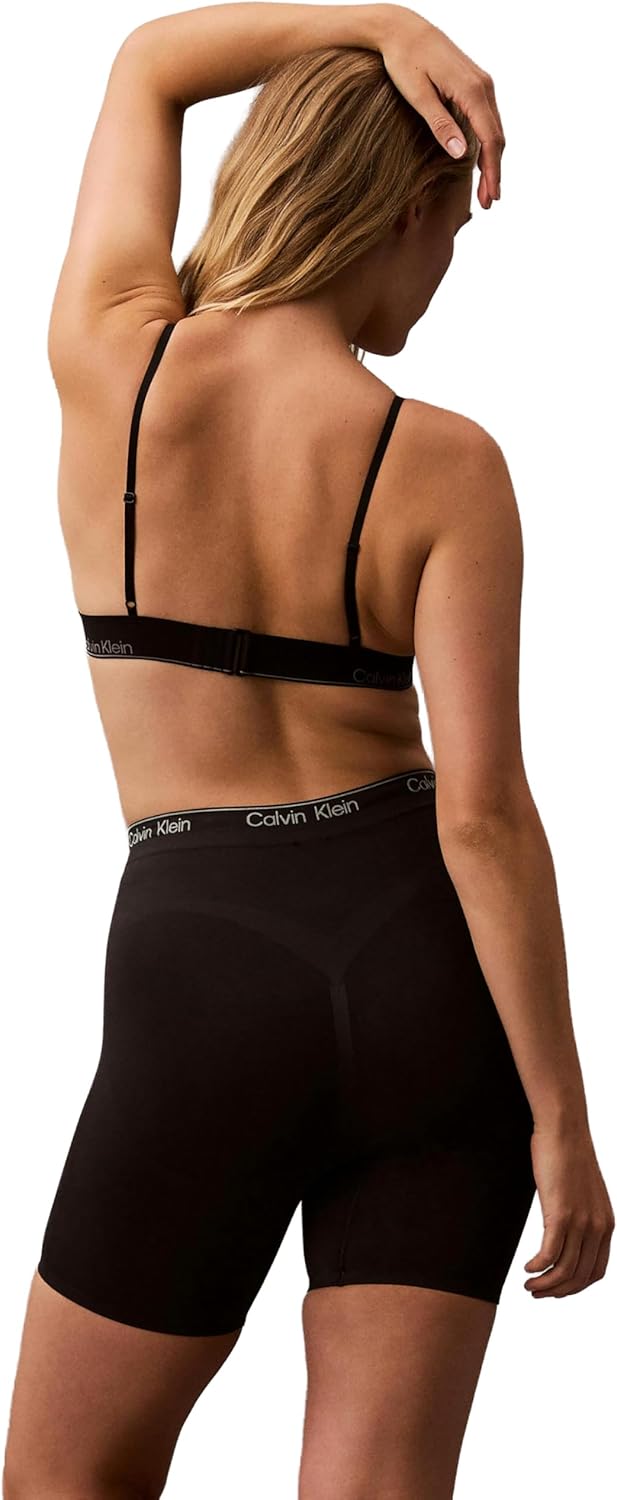 Утягивающее белье Calvin Klein Icon для женщин, шорты до середины бедра, Black — фото 3