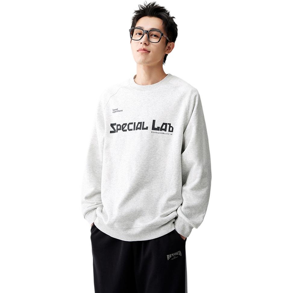 

361° Свитшот мужской Original Heather Gray с круглым вырезом, умеренно свободный