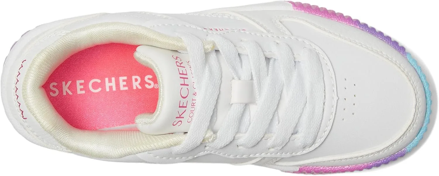 Кроссовки Skechers Girls' Jade Soft Glow, белый — фото 2