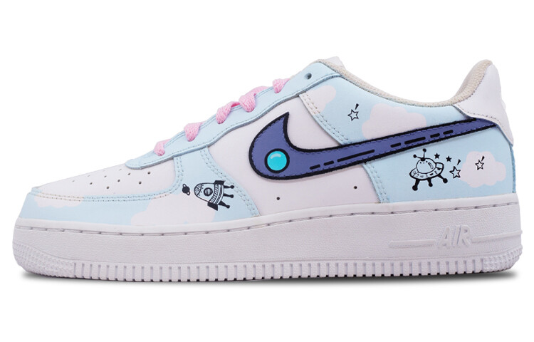 

Кроссовки для скейтбординга Air Force 1 мужские с низким верхом, белые/королевские синие Nike, Синий, Кроссовки для скейтбординга Air Force 1 мужские с низким верхом, белые/королевские синие Nike