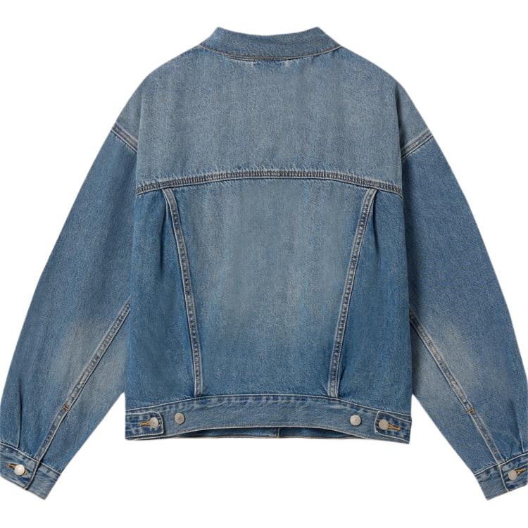 Levis Джинсовая куртка женская средняя синяя, Medium Blue — фото 2