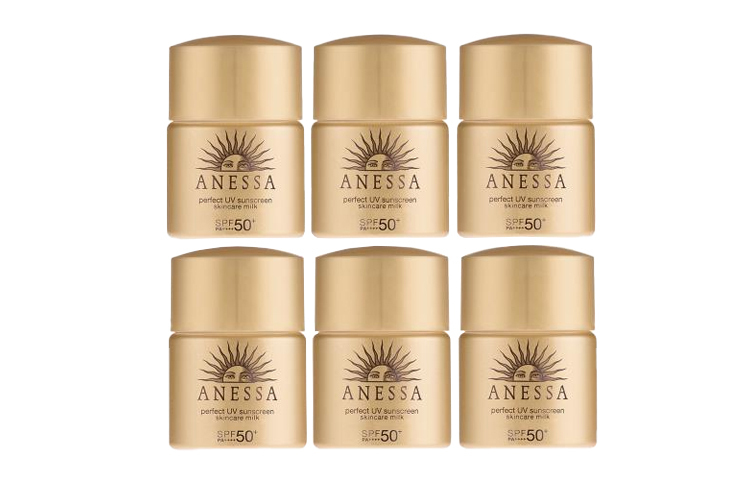 

ANESSA Маленький флакон солнцезащитного лосьона Golden Bottle увлажняющий солнцезащитный крем 12мл/20мл/12мл*6/12мл*4 пробная версия