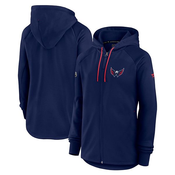 

Женская куртка-толстовка Washington Capitals Authentic Pro Rink Fleece на молнии Fanatics