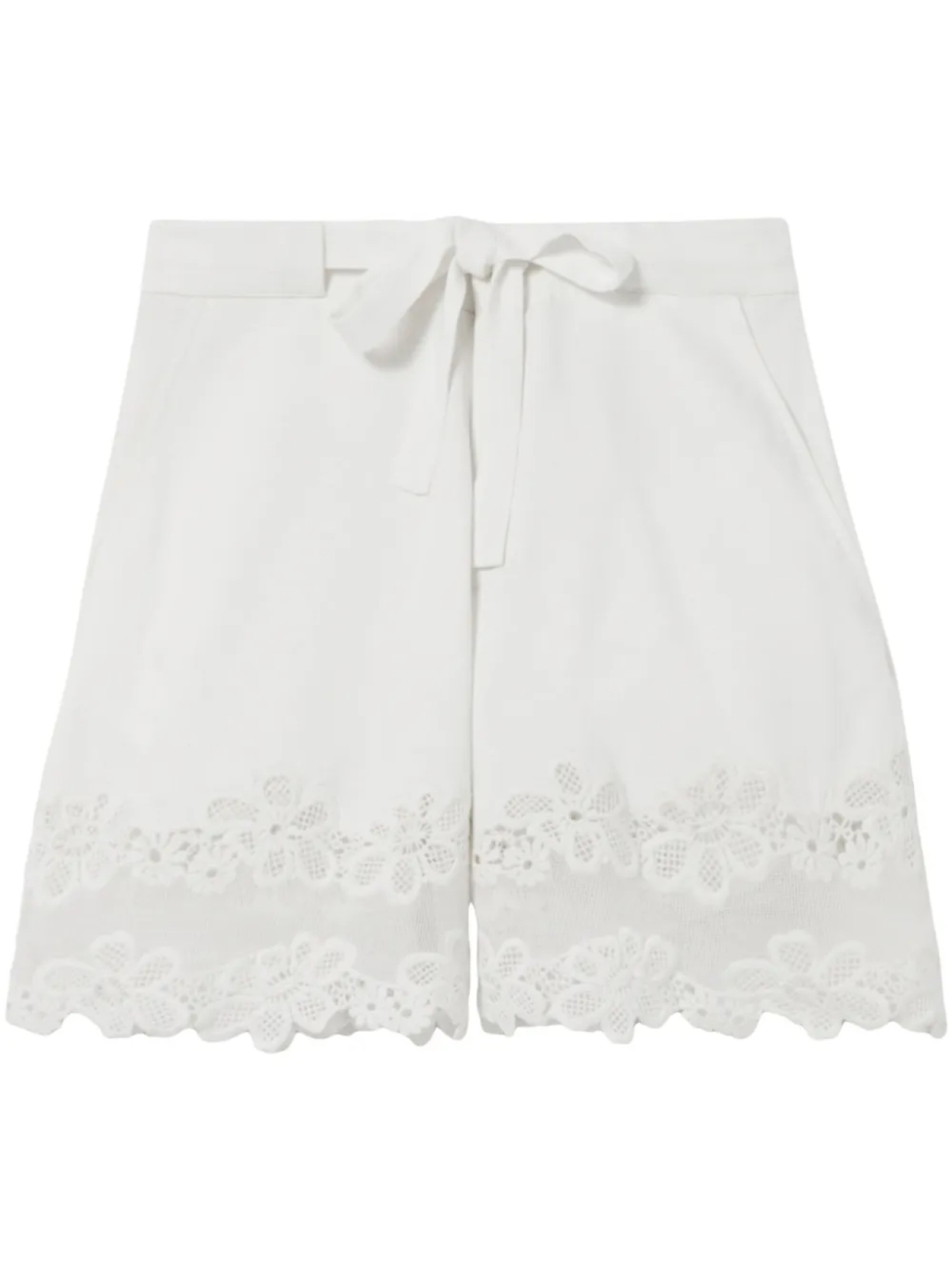 

Claudie Pierlot шорты с кружевом, белый
