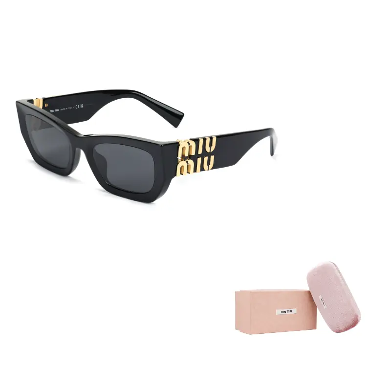 

MIU MIU Кошачий глаз солнцезащитные очки, Black