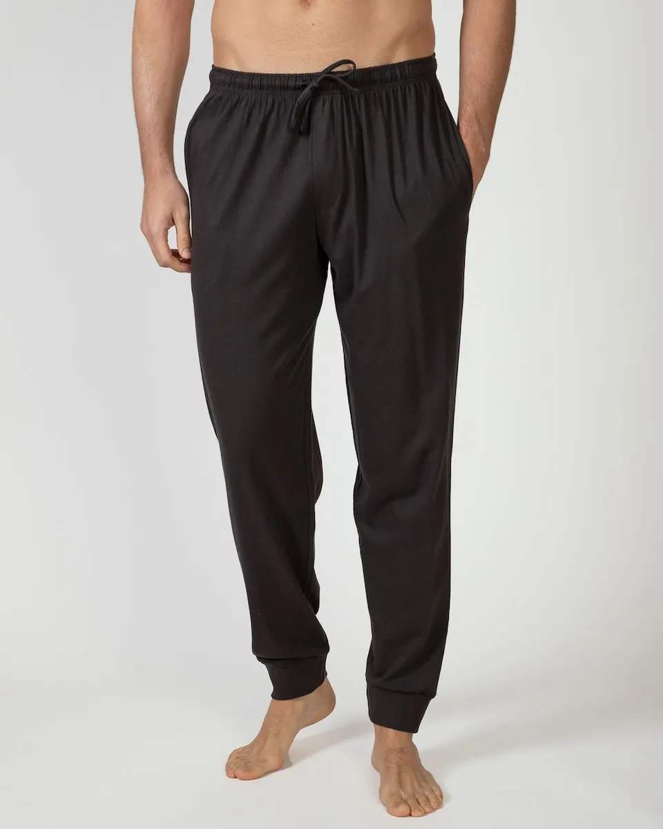 

Мужские трикотажные пижамные штаны из хлопка Massana, черный