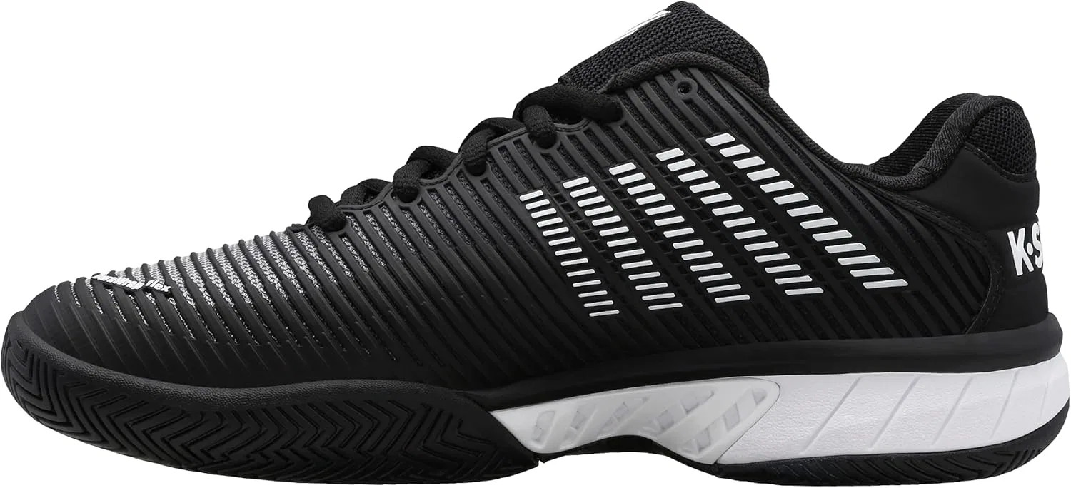 Кроссовки теннисные K-Swiss Hypercourt Express 2, Black/White/Highrise — фото 4