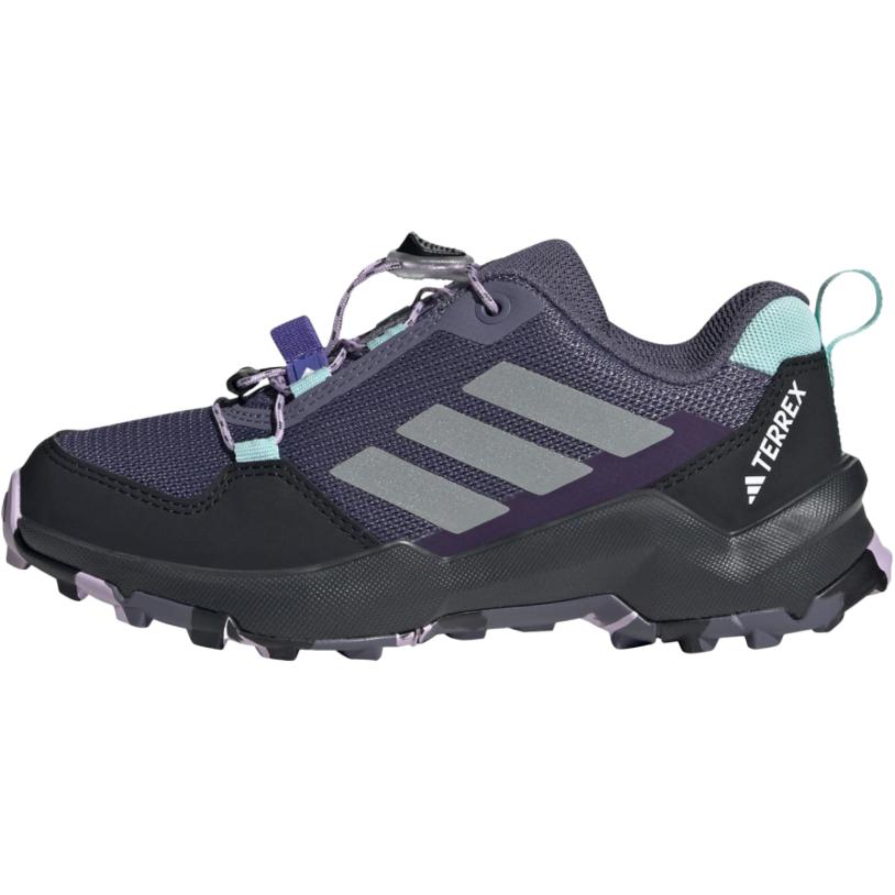 

Дышащие поддерживающие низкие детские уличные кроссовки violet/matte silver для подростков Adidas, фиолетовый/серебряный