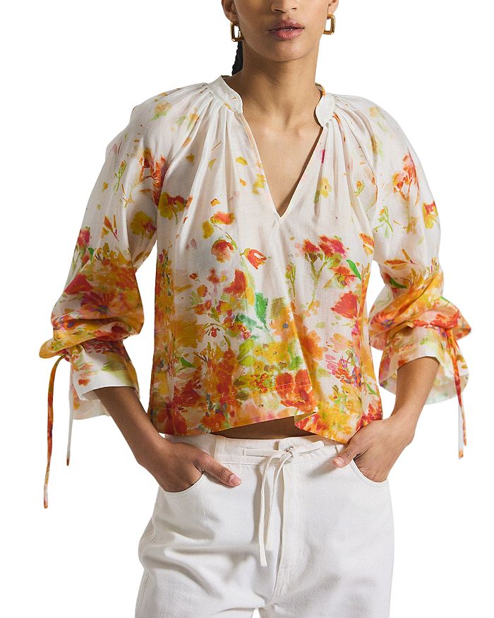 

Блузка Milon из органзы Derek Lam 10 Crosby, белый