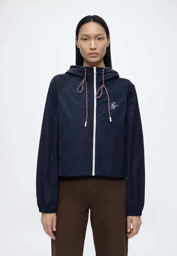 Ветровка Tommy Hilfiger, темно-синяя ночь