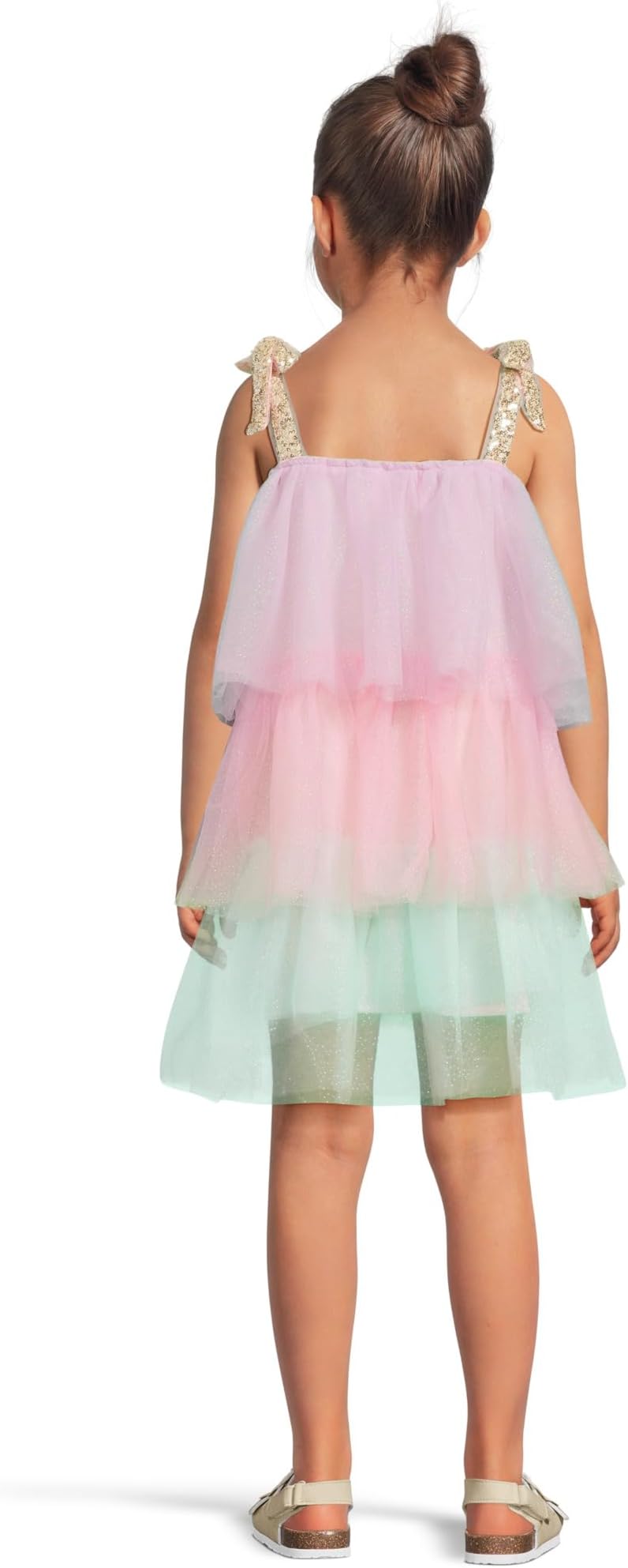 Платье Lola and The Boys Sparkle Ombre Dress, металлик — фото 2