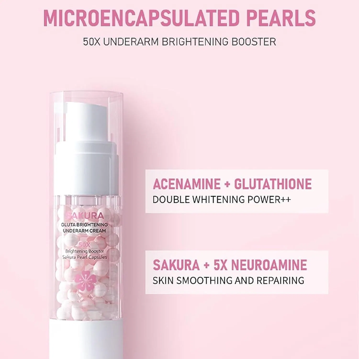 Осветляющий крем для подмышек «Cherry Blossom Whitening Pearl Cream» Iffany, 2 Pieces. — фото 2