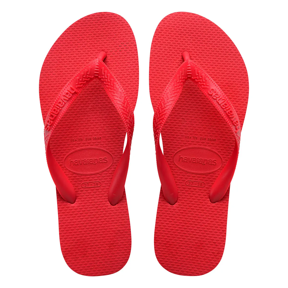 Унисекс топ Havaianas шлепанцы, красный