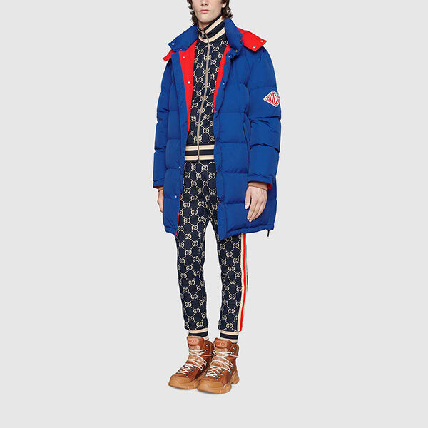 Спортивные штаны GUCCI GG Jacquard Jogging Trousers For Men, синий — фото 2