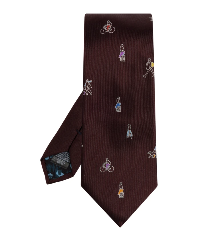 

Шелковый галстук Paul Smith, красный