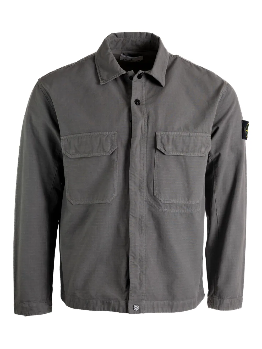 

Рубашка с накладным карманом Stone Island, серый