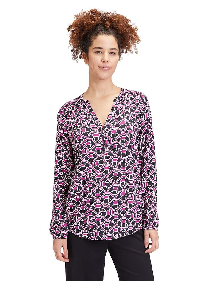 

Блуза CARTOON Bluse, цвет Pink/Schwarz