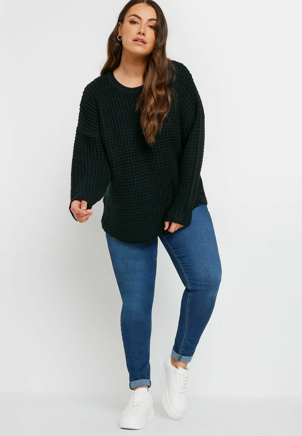 

Джемпер WAFFLE Yours Clothing, антрацит