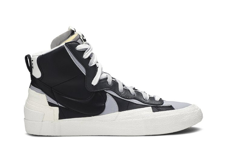 

Кроссовки Nike sacai x Blazer Mid 'Black Grey', черный