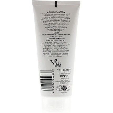 Yardley London Yardley Of London Lily Of The Valley Питательный крем для рук для нее 100 мл — фото 3