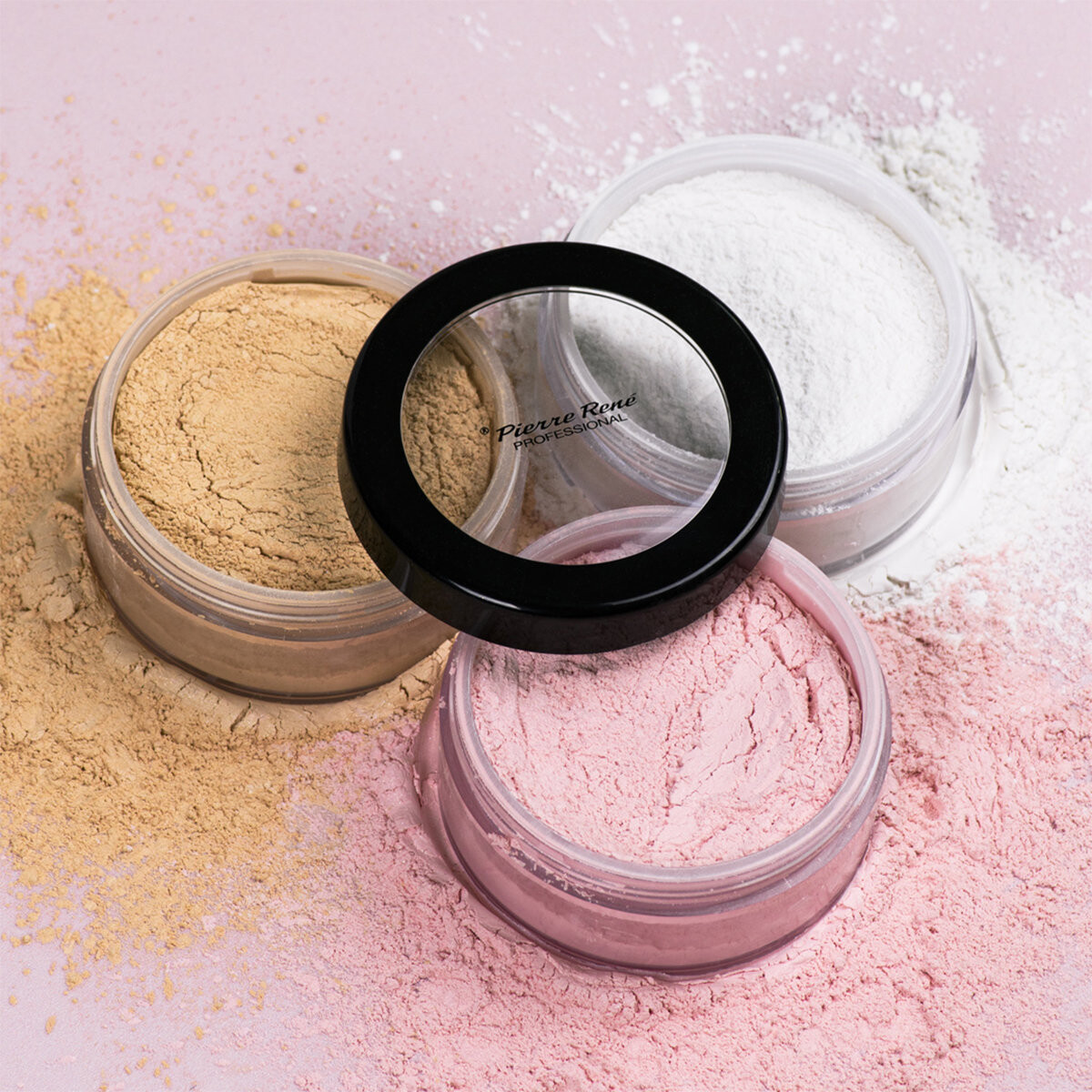 Pierre Rene, Velvet Matte Loose Powder, рассыпчатая пудра для лица, 12 г — фото 3