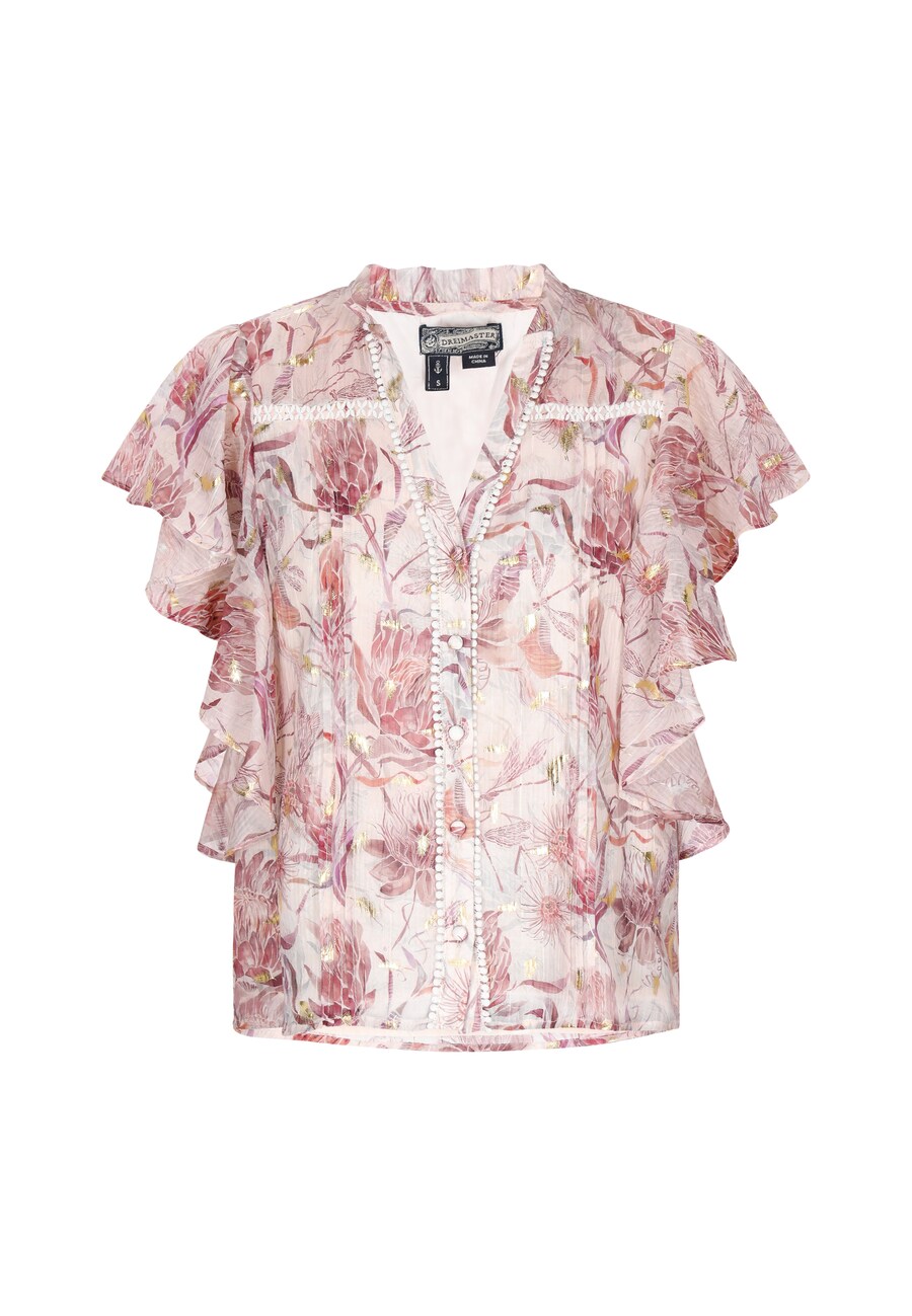 

Блуза DreiMaster Vintage, цвет Rose/Light pink