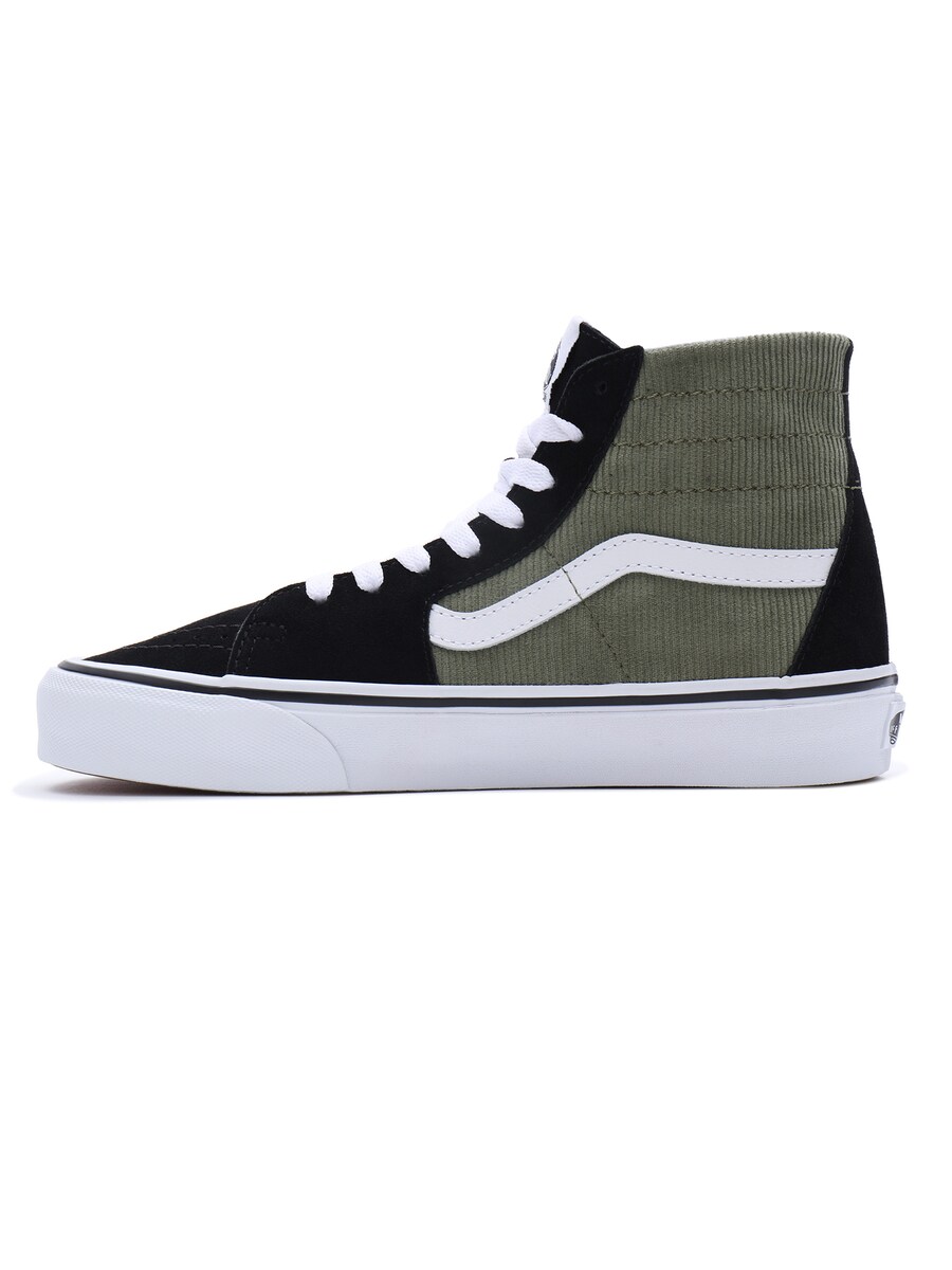 Кроссовки с высоким берцем VANS SK8-Hi, цвет Dark green/Black — фото 4