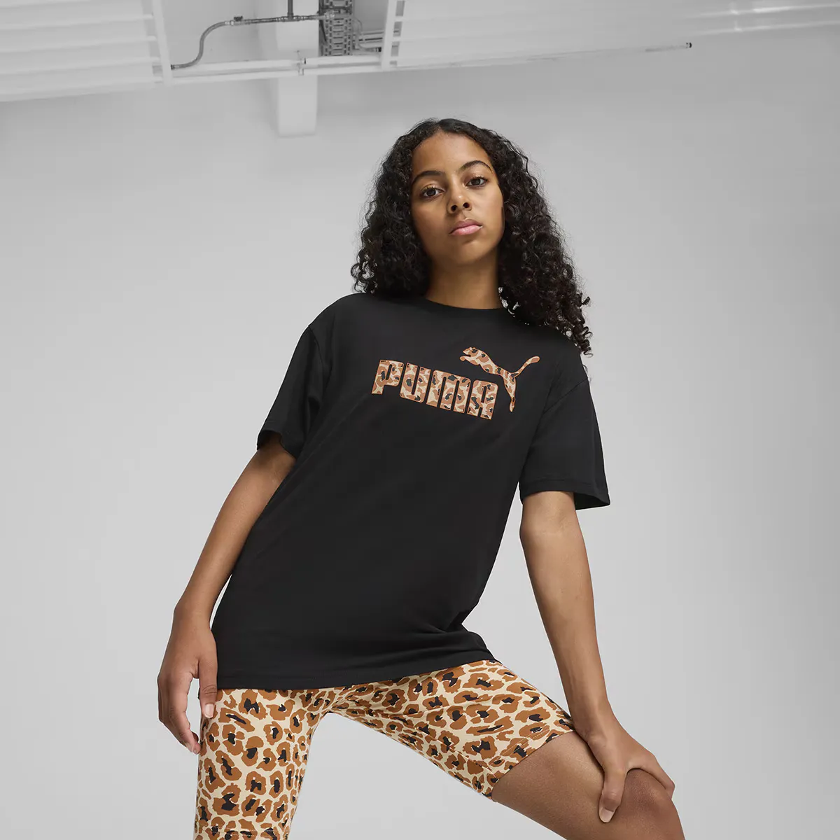 

Футболка Puma ESS ANIMAL Logo Infill Tee G Kids, черный