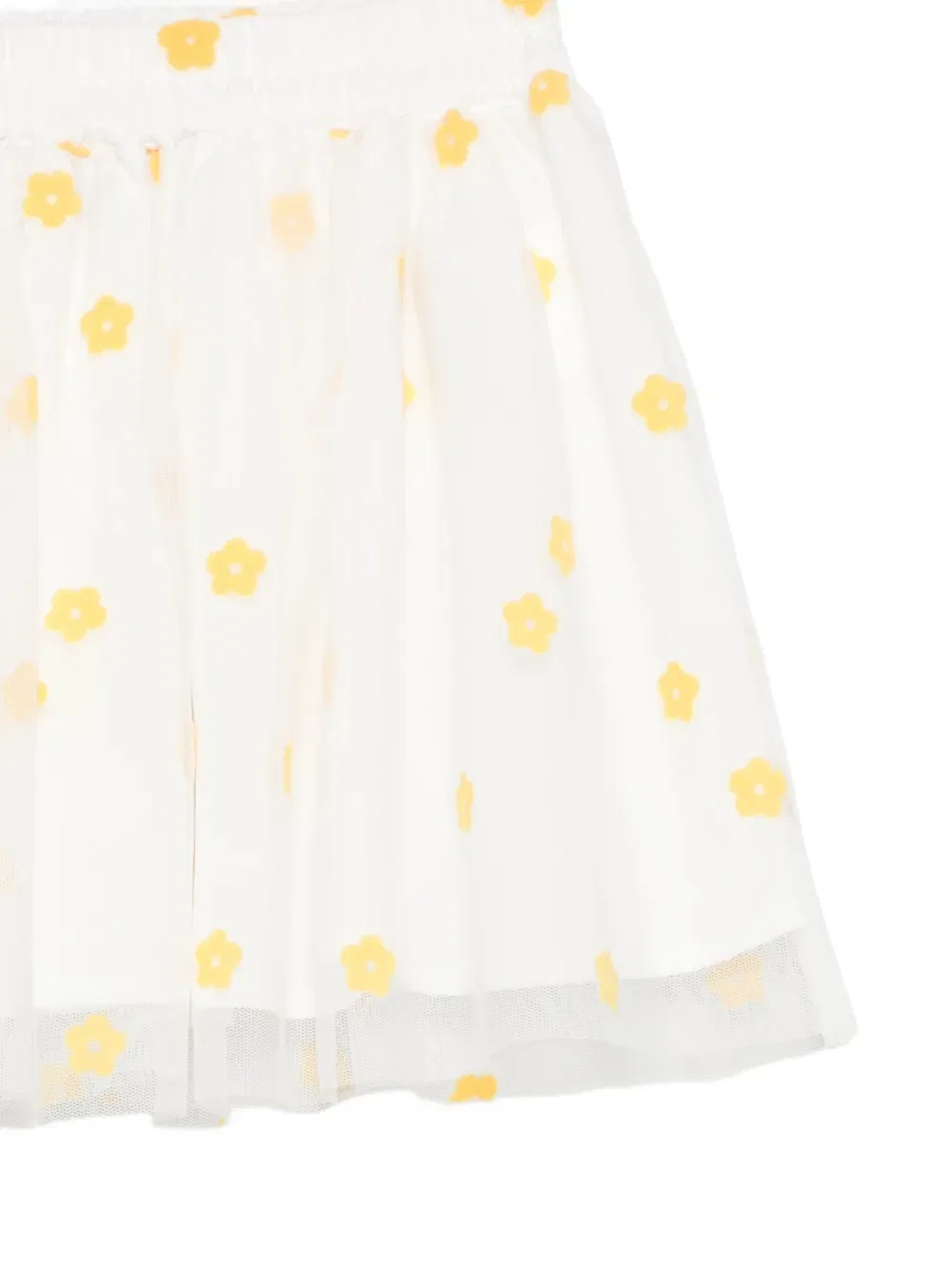 Юбка с цветочным принтом Stella Mccartney Kids, белый — фото 3