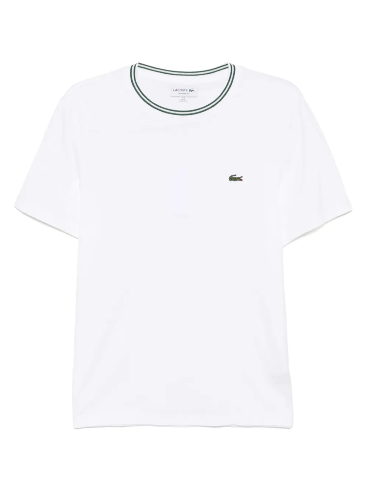 

Футболка с нашивкой-логотипом Lacoste, белый