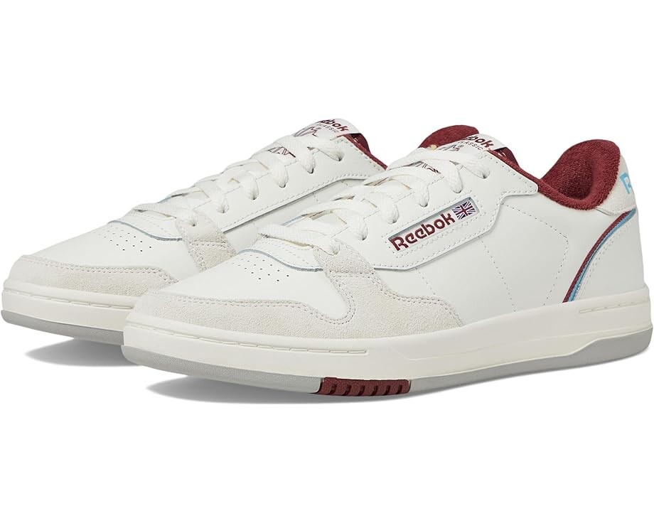 

Кроссовки Reebok Phase Court, цвет Chalk/Vintage Chalk/Rich Maroon