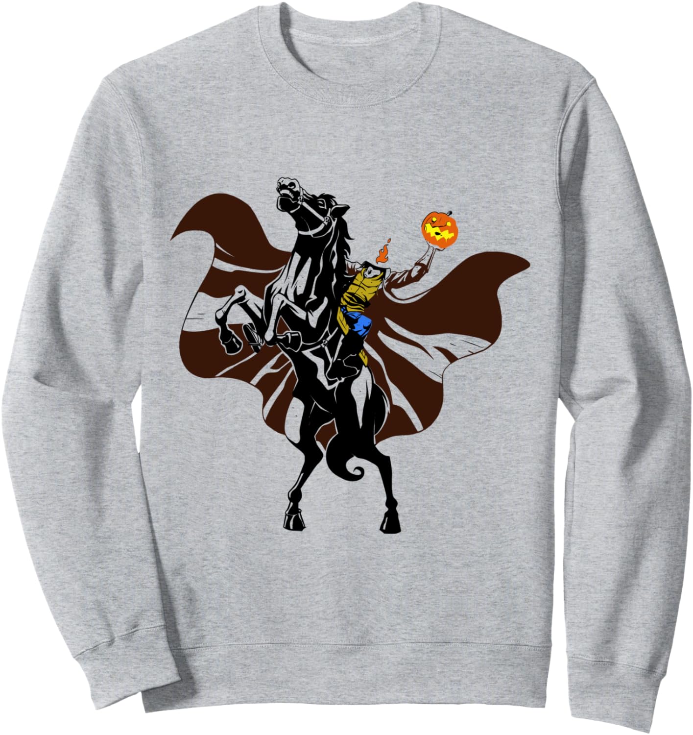 

Толстовка с изображением всадника без головы на Хэллоуин Worlds Best, серый