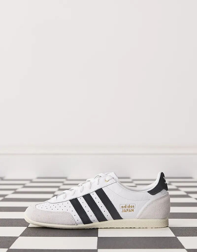 Японские кроссовки белого и черного цвета adidas Originals — фото 4