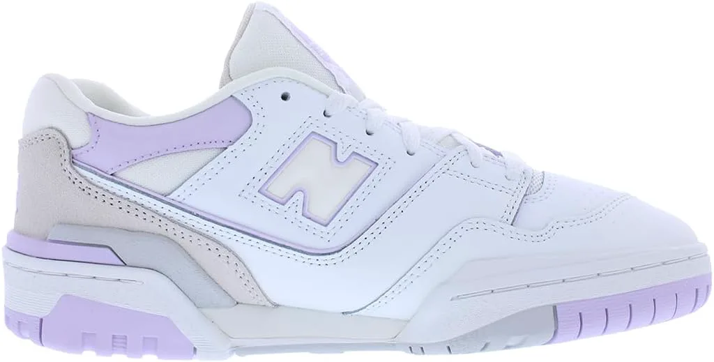 Кроссовки New Balance 550 для мальчиков, белый/фиолетовый — фото 2
