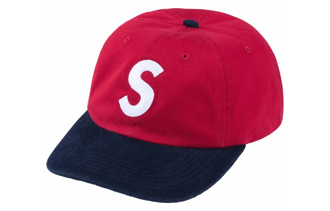 

Кепка Supreme 2 Tone S Logo, красный / темно-синий