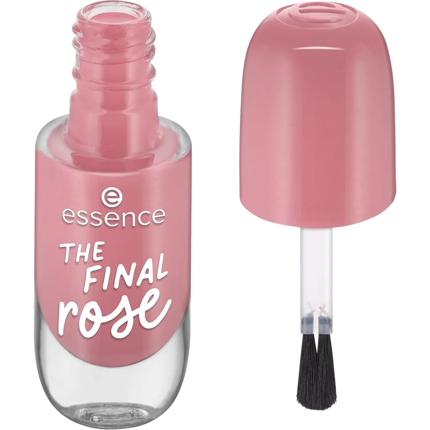 Гель-лак для ногтей essence gel nail colour 08 THE FINAL ROSE, пыльно-розовый Essence — фото 2