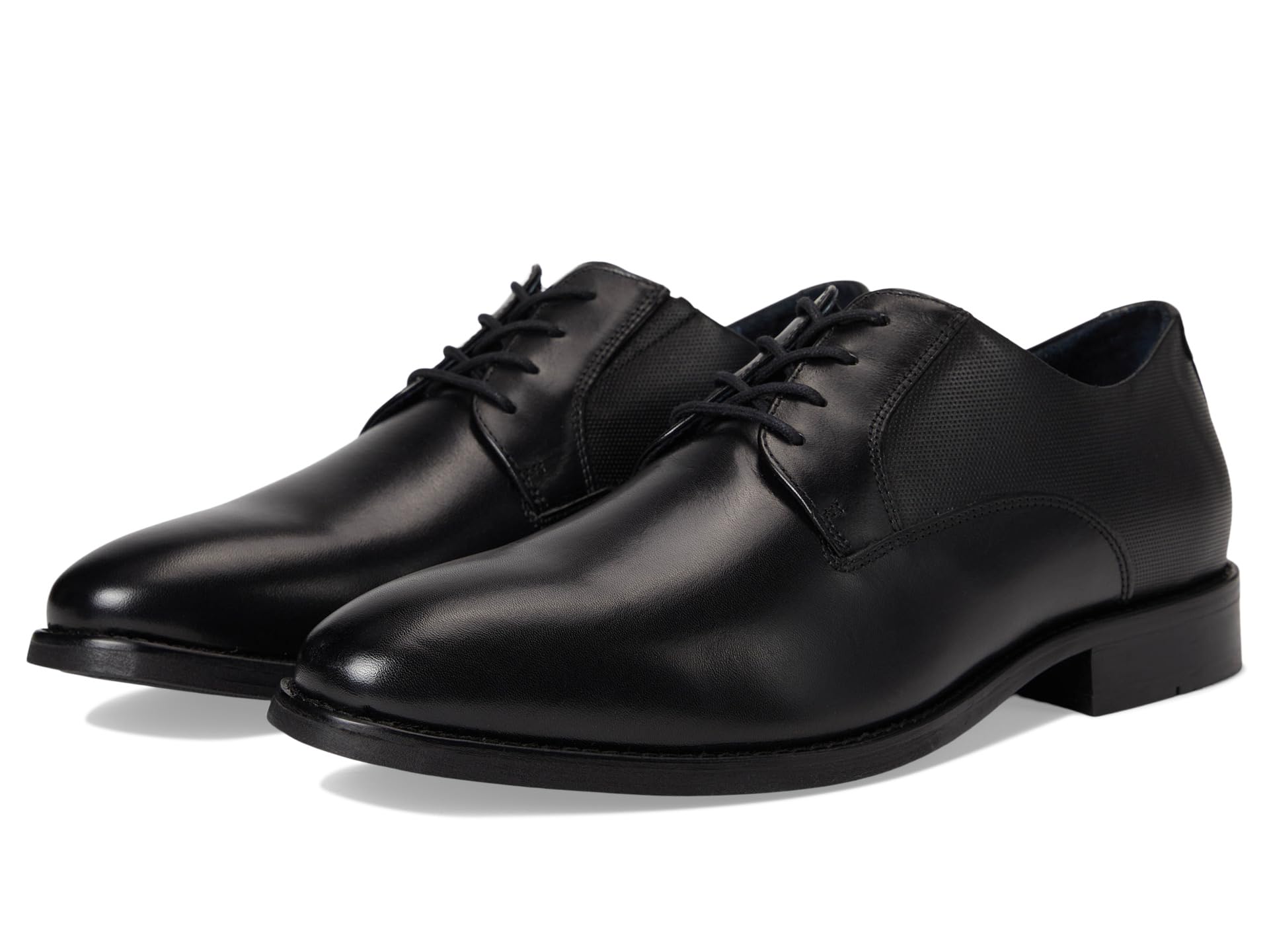 

Оксфорды Johnston & Murphy Landry Embossed Plain Toe, цвет Black Full Grain